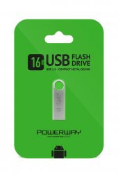 Powerway 16 GB Metal Usb Flash Bellek - 1