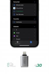 Powerway Lightning to Usb 3.0 (YÜKSEK HIZLI) Veri Aktarımı Apple Uyumlu Otg Çevirici Dönüştürücü - 4