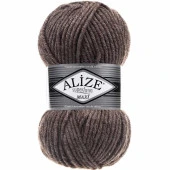 Alize Superlana Maxi Örgü İpi 240 Sütlü Kahve Melanj - 1