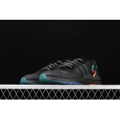 Adidas Nite Jogger Erkek Spor Ayakkabı Siyah Fosfor - 2