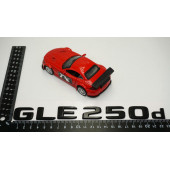 GLE 250d Bagaj Parlak Siyah ABS 3M 3D Yazı Logo - 5