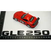 GLE 250 Bagaj Parlak Siyah ABS 3M 3D Yazı Logo - 5