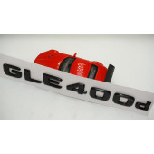 GLE 400d Bagaj Parlak Siyah ABS 3M 3D Yazı Logo - 4
