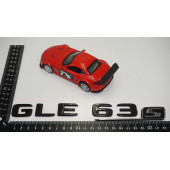 GLE 63S Bagaj Parlak Siyah ABS 3M 3D Yazı Logo thumbnail 5