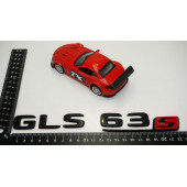 GLS 63S Bagaj Parlak Siyah ABS 3M 3D Yazı Logo - 5
