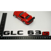 GLC 63S Bagaj Parlak Siyah ABS 3M 3D Yazı Logo - 5