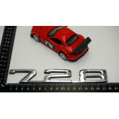 Bmw 728 Bagaj Krom ABS 3M 3D Yazı Logo - 5