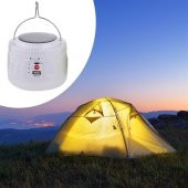 Güneş Enerjili ve Usb Şarjlı Solar Kamp ve Çadır Lambası 4 Modlu Askılı Powerbank Özellikli - 1