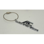 Bmw AC Schnitzer Logo Krom Metal Çift Yön Halat Anahtarlık thumbnail 4