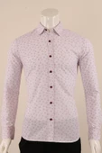 Uzun Kol Slim Fit Desenli Gömlek - 6