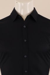 Uzun Kol Slim Fit Desenli Gömlek - 4