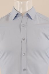 Uzun Kol Slim Fit Desenli Gömlek - 12