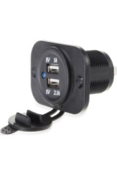 Usb Şarj Soketi, Tekne ve Karavan Usb Soketi, 12-24v - 2