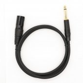 XLR Erkek - 6.35 mm Erkek Kaliteli Enstrüman Gitar Kablosu 2 Metre - 2