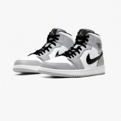 Nike Air Jordan 1 Mid Light Smoke Grey Unisex Spor Ayakkabı - 3