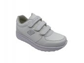 Parley 918 Kadın Kalın Taban Beyaz Cırtlı Günlük Kullanım Spor Ayakkabı thumbnail 2