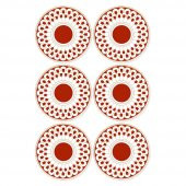 The Mia 6 Parça 19 Cm Pasta Tabağı PRS0008 - 1