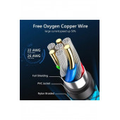 Tiegem Iphone Uyumlu Usb Hızlı Şarj Ve Data Kablosu-gri-1 Metre - 3