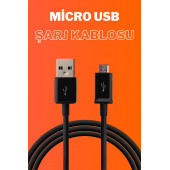 Micro Usb Hızlı Şarj Ve Data Kablosu- Beyaz Siyah - 2 Adet- 1 Metre - 3