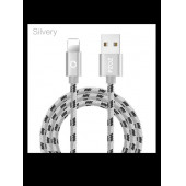 Apple Iphone Uyumlu Usb Hızlı Şarj Ve Data Kablosu-gri-1 Metre - 1