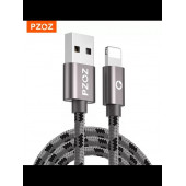 Apple Iphone Uyumlu Usb Hızlı Şarj Ve Data Kablosu-gri-1 Metre - 2