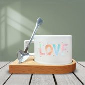 Love Temalı Kahve Fincanı-005 - 1