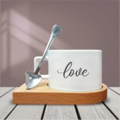 Love Temalı Kahve Fincanı-002 - 1