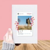 Fotoğraf Baskılı İnstagram Temalı Deri Kaplı Defter-026 - 1