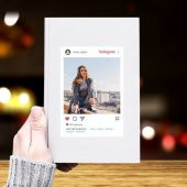 Fotoğraf Baskılı İnstagram Temalı 2022 Deri Kaplı Defter-025 - 1