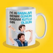 Babalar Günü Resim Baskılı Kupa Bardak-10 - 1