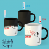 Sevgililer Günü Sihirli Kupa Bardak-16 - 1