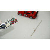 Suzuki Sport Logo Krom Metal Çift Yön Halat Anahtarlık thumbnail 1