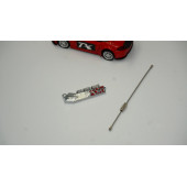 Suzuki Sport Logo Krom Metal Çift Yön Halat Anahtarlık thumbnail 2