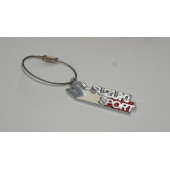 Suzuki Sport Logo Krom Metal Çift Yön Halat Anahtarlık thumbnail 4