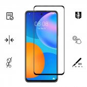 Huawei P Smart 2021 Zore Kenarları Kırılmaya Dayanıklı Cam Ekran Koruyucu - 2