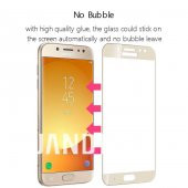 Galaxy J4 Zore Kenarları Kırılmaya Dayanıklı Cam Ekran Koruyucu - 3