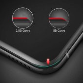 Galaxy J8 Zore Kenarları Kırılmaya Dayanıklı Cam Ekran Koruyucu - 4