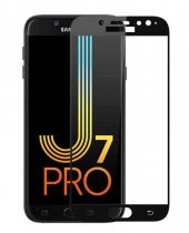 Galaxy J730 Pro Zore Kenarları Kırılmaya Dayanıklı Cam Ekran Koruyucu - 2