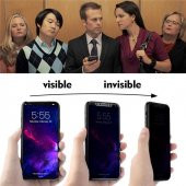 Apple iPhone XS Max 6.5 Zore 5D Privacy Cam Ekran Koruyucu - 4