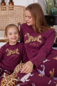 Arnetta 2169 Garson Grateful Mor Kız Çocuk Uzun Kol Pijama Takım - 2