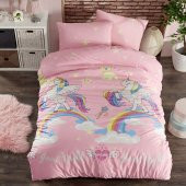 NevresimEv Unicorn Tek Kişilik Nevresim Takımı - 1