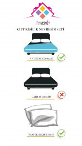 NevresimEv Maze Hardal Çift Kişilik Nevresim Seti - 4