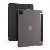 iPad Pro 12.9 2021 (5.Nesil) Kılıf Tri Folding Kalem Bölmeli Standlı Kılıf - 2