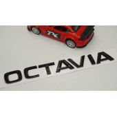 Skoda OCTAVIA 4 Bagaj Parlak Siyah ABS 3M 3D Yazı Logo Amblem Orjinal Ürün - 3