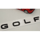Volkswagen Golf7 Bagaj 3M 3D Yeni Nesil Parlak Siyah ABS Yazı Logo Amblem - 3