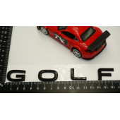 Volkswagen Golf7 Bagaj 3M 3D Yeni Nesil Parlak Siyah ABS Yazı Logo Amblem - 5