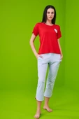 Pjs 23115 Kadın Kapri Pijama Takımı - 1