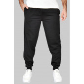 Siyah Manşetli Eşofman Altı - 1