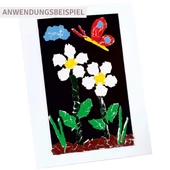 Buntpapier Gummiert El İşi Kağıdı  10 Renk 18,5x29,7cm - 4