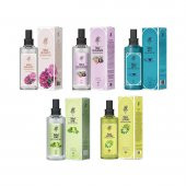REBUL Bouquet+Fig Blossom+Aqua+Lime+Nature Sprey Kolonya 100 ml 5li Set - 1